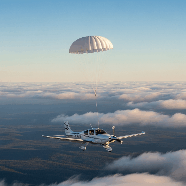 Cirrus SR22 Parachute System When Pilots Use It