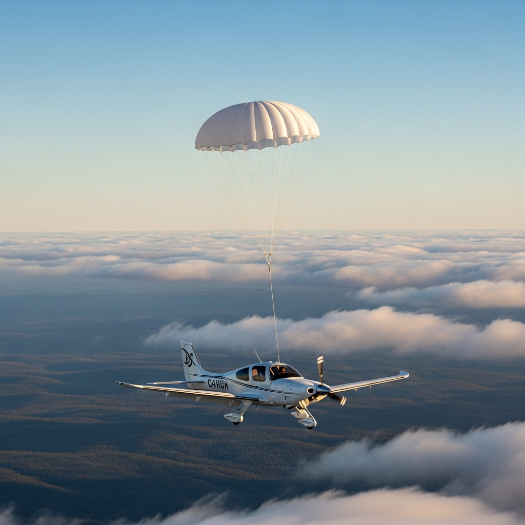 Cirrus SR22 Parachute System When Pilots Use It